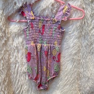 Tropical Print Kids Bodysuit